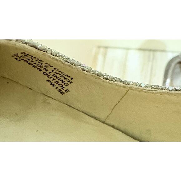 Michael Michael Kors Georgia Ombre Silver Glitter Stiletto Pumps Size 7M - Picture 8 of 9